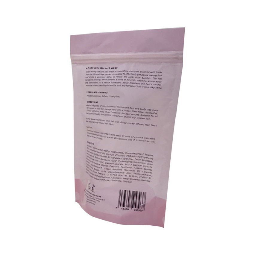 Compostable Customized Print Stand Up Clothes Packaging Wholesale