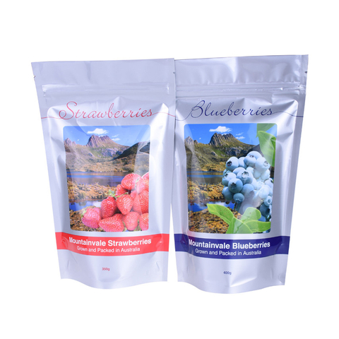 Recyclable Varnishing Stand Up Pouch Packaging Sustainable Fashion Bag Nut Packaging Companies