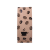 Laminated flat bottom kraft paper printed 12 oz coffee bags with valve