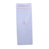 Custom Production White Flat Bottom Coffee Bag with Pocket Zipper Wholesale
