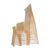 Top Quality Custom Production Compostable Biodegradable Flat Bottom Coffee Bags with Valve