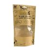Custom zipper stand up pouch printing with clear window for dog treat packing