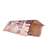 Organic materials Custom logo quad seal stand up pouch for chocolate