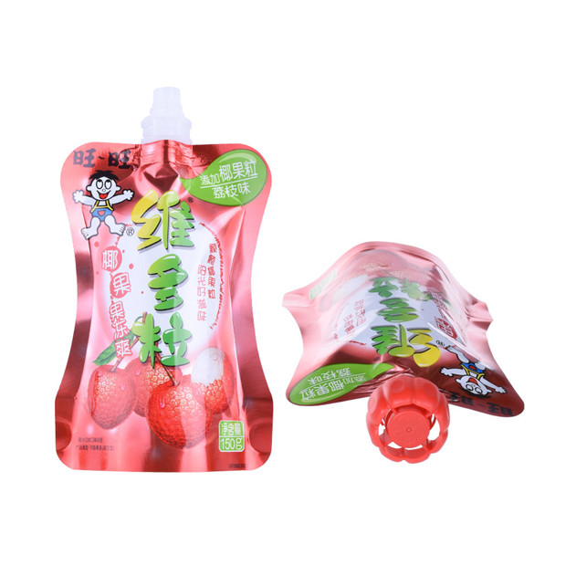 Custom Logo Top Quality Full Gloss Finish Spout Pouch Packaging Wholesale
