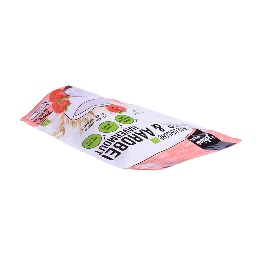 Eco Matte Finish Custom Logo Bags No Minimum Compostable Cling Film Uk Snack Wholesale