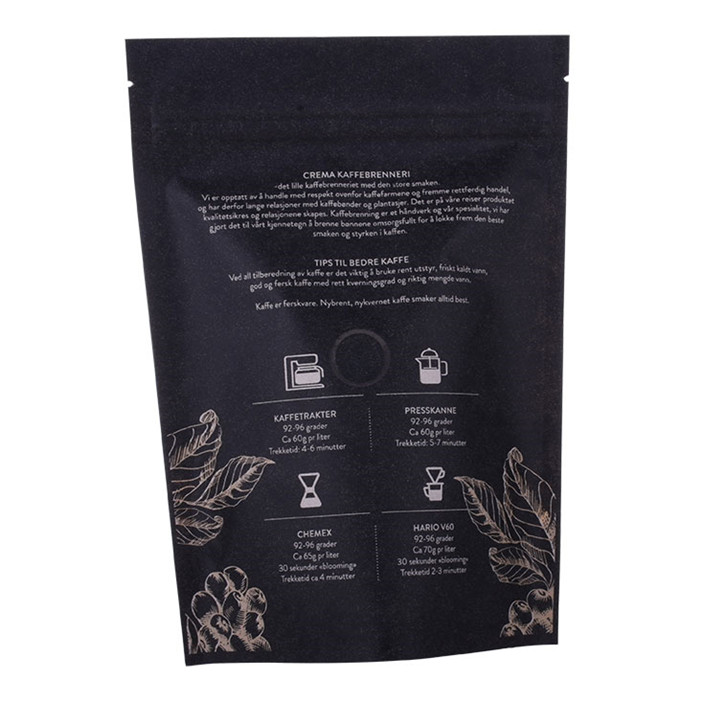 Custom sustainable packaging innovation cafe packaging with valve