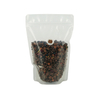 Custom size Recycled sustainable pouch packaging fully translucent with zipper