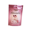 Custom plastic small pouch bag for puppy food with ziplock