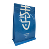 Square bottom biodegradable packaging paper coffee bag 250g with compostable valve