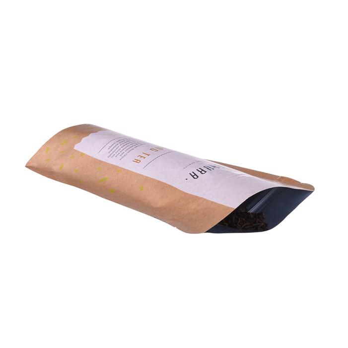 Flexible laminate tea packing doypack printed