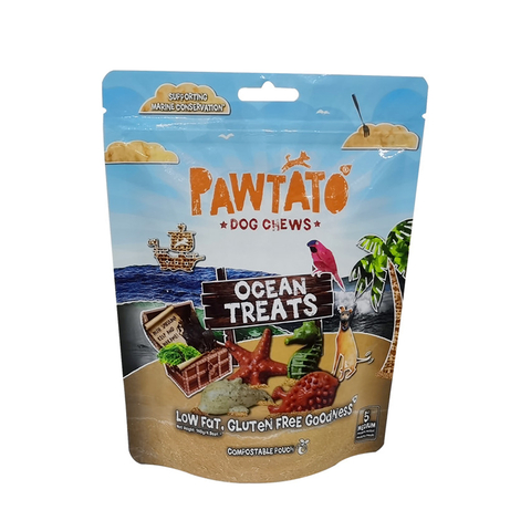 Eco Friendly Customized Print Resealable Ziplock Pet Food Packaging Canada Wholesale