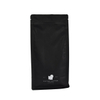 Customized Print Waterproof Recyclable Materials Pocket Zip Black Pouch Bag