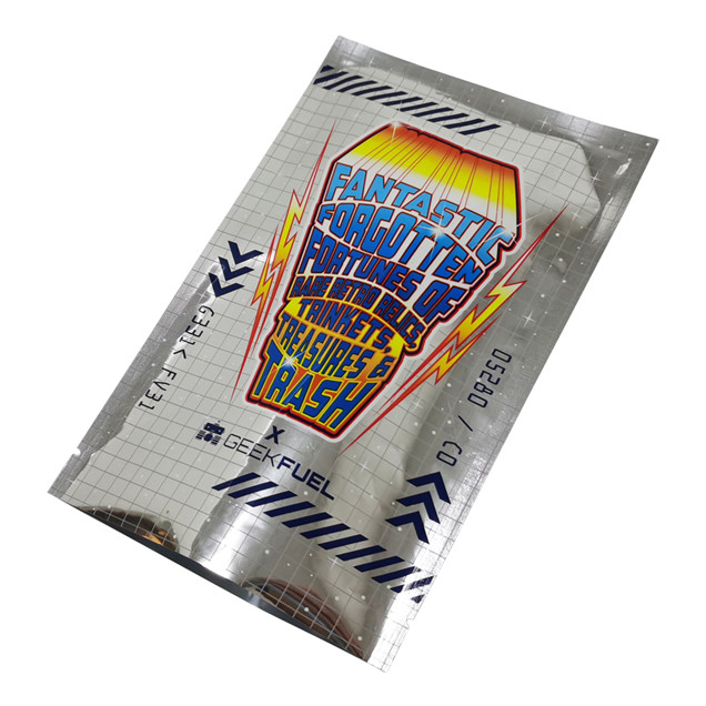 High Quality Laminated Aluminum Foil OEM Full Gloss Finish Flat Pouch