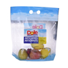 Laminate plastic clear resealable bags with your logo printing to pack fruit