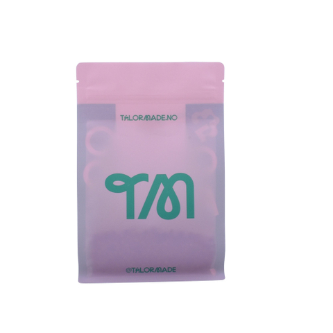 Biodegradable Box pouch coffee bag with Valve and Zipper