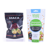 Wholesales organic snack pouch green bio food bag recycling