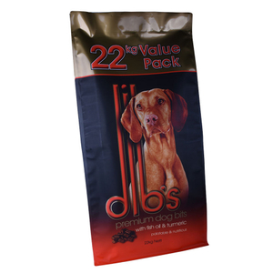 Custom printed Metallic Mylars pet dog food packaging bags with logo