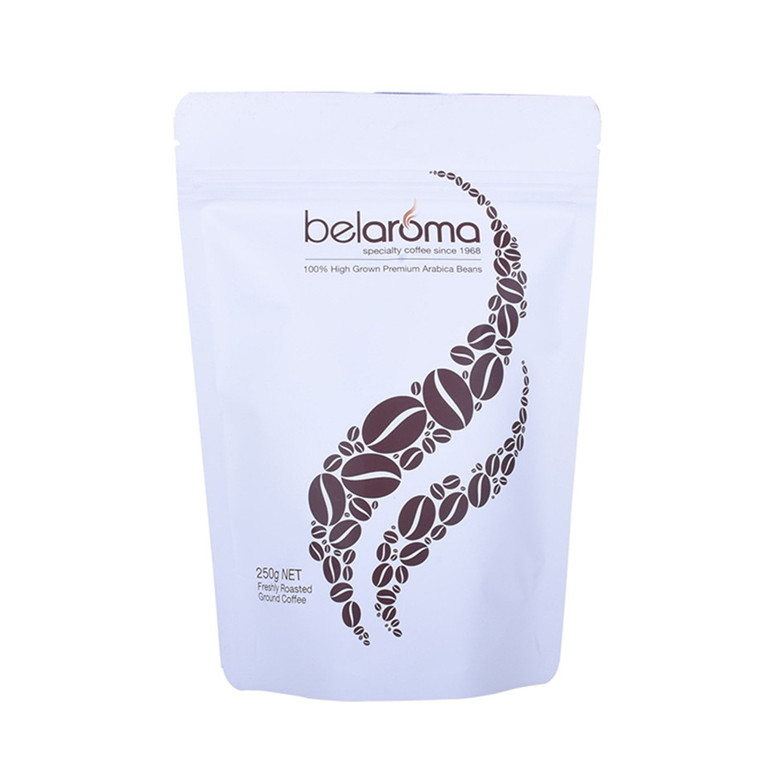 Flexible Packaging Resealable Kraft Paper Food Bags