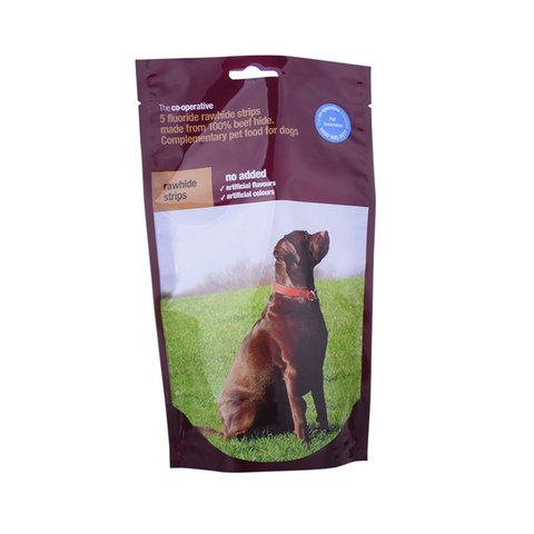 Fsc Certified Standard Top Zip pet packing plastic bag With Zipper