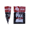 Laminated vacuum meat packaging with tear notch