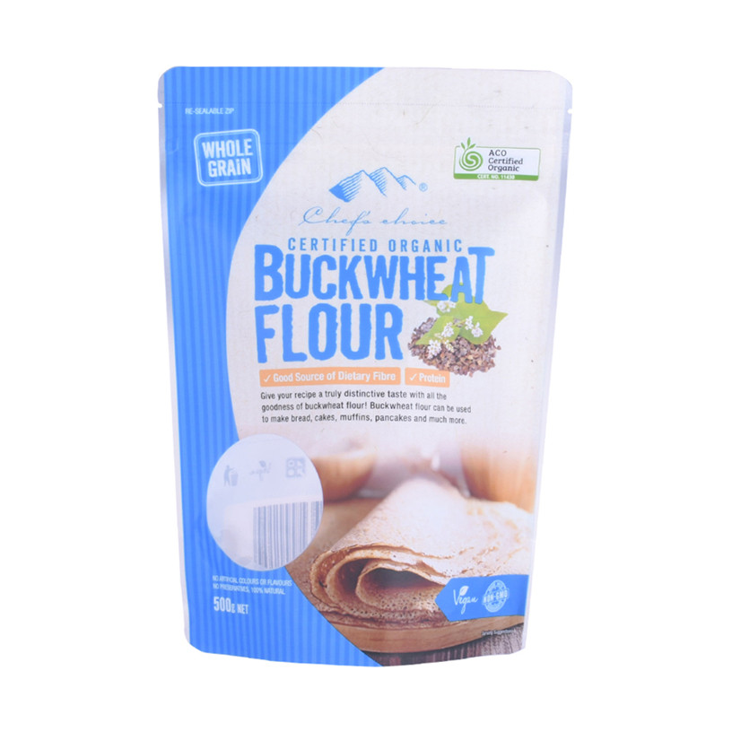 Recyclable biscuits pouches packaging solutions with logo