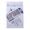 ECO Friendly Matt White One Way Valve Coffee Packaging Flat Bottom Bags