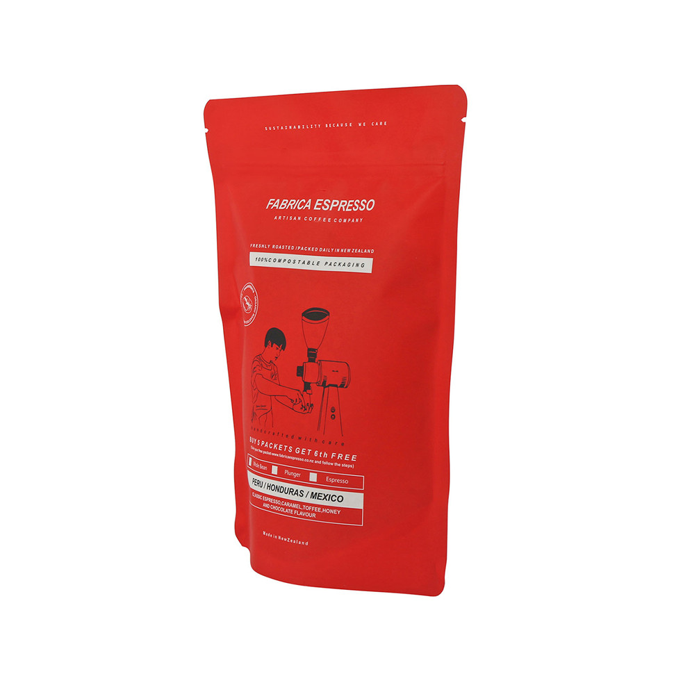 Personalized Logo Glossy Finish Eco Friendly Coffee Bag Packaging