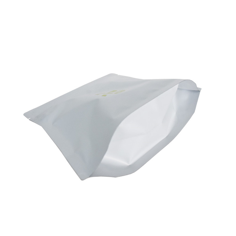 Reusable White Paper Stand Up Aluminium Food Pouches