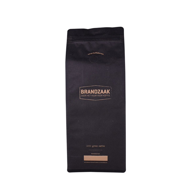 1lb coffee biobased bag organic wrapper with compostable vavle