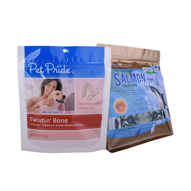 Recycling poultry food bag stand up pouch with zipper