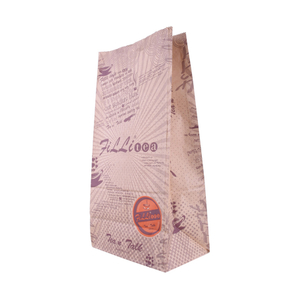 Custom Printed Kraft Paper Tea Bag Packaging Paper Stand Up Bag
