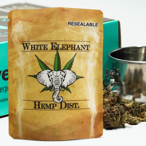 Laminated Recycled Resealable Mylar Bags for Cannabis with Child Resistant Ziplock