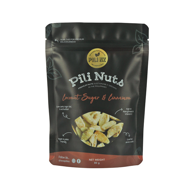 High Quality Laminated Aluminum Foil Plastic Stand Up Resealable Ziplock Bags for Food