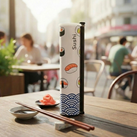Eco-Friendly Sushi Push Pop Tube Recyclable & Food-Grade Packaging
