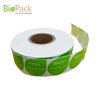  Customized Cellophane Sticker Compostable Label Eco Friendly Paste on The Pain Bag