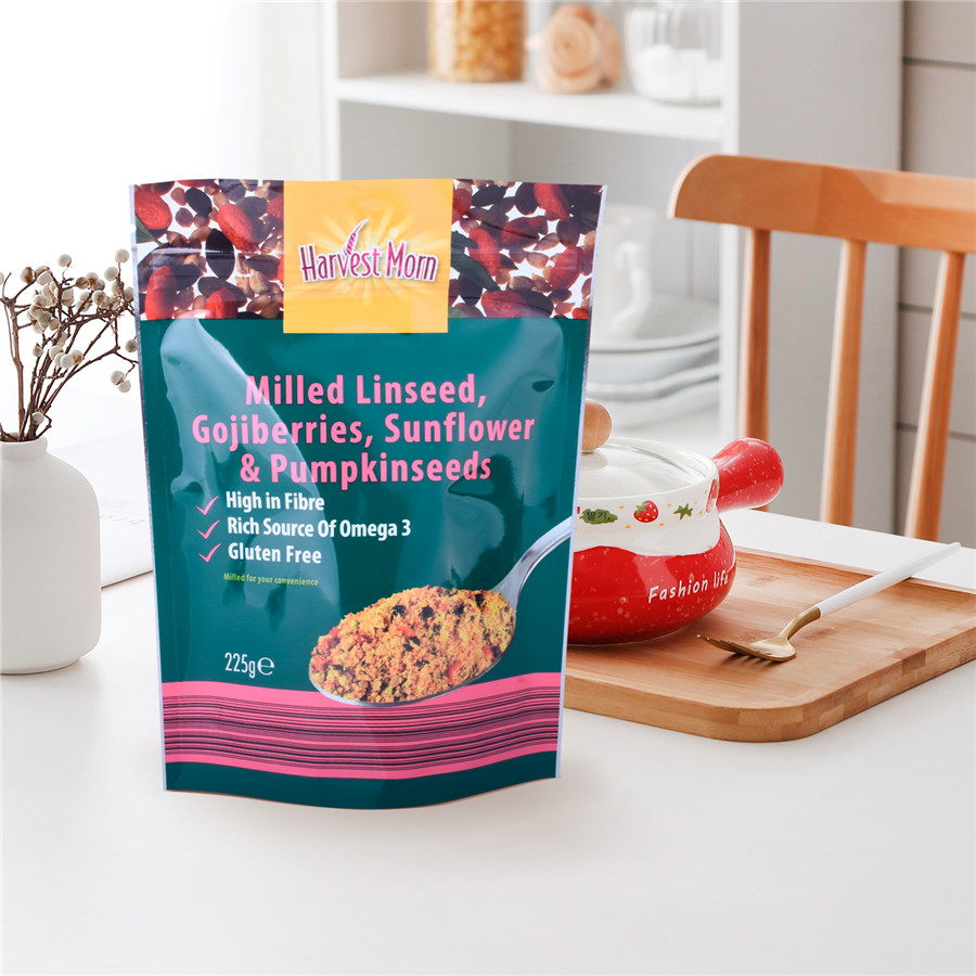 Eco Friendly Compostable Granola Bar Plastic Bags Packaging