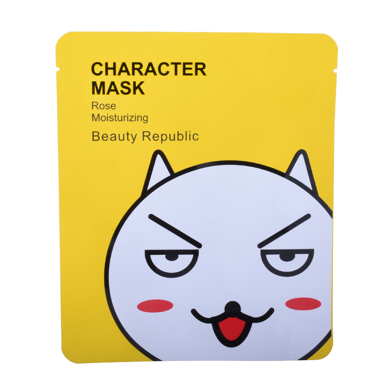 Custom Printed Lay Flat Pouches for Facial Mask Packaging