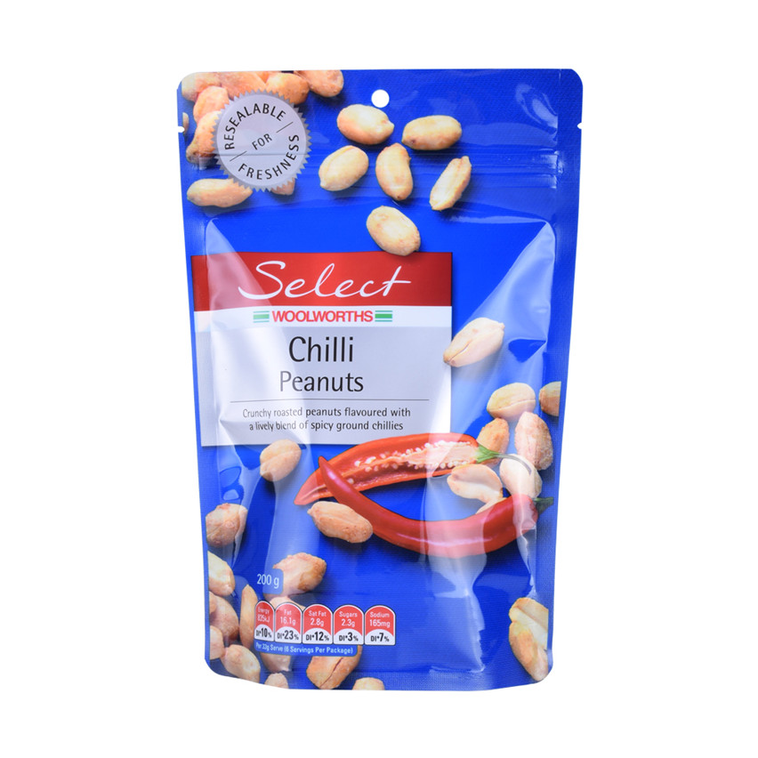 Food Grade Stand Up Aluminum Foil Food Bag