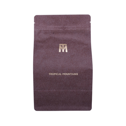 Custom Printed Kraft Coffee Bags with Valve