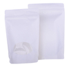 Biodegradable Kraft Paper Ziplock Bag Zipper Bag Pouch Natural Feel Packaging