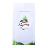 Custom white kraft bag for coffee packaging biodegradable