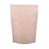Ziplock Side Seal Kraft Paper Printed Zipper Packaging Bags with Window