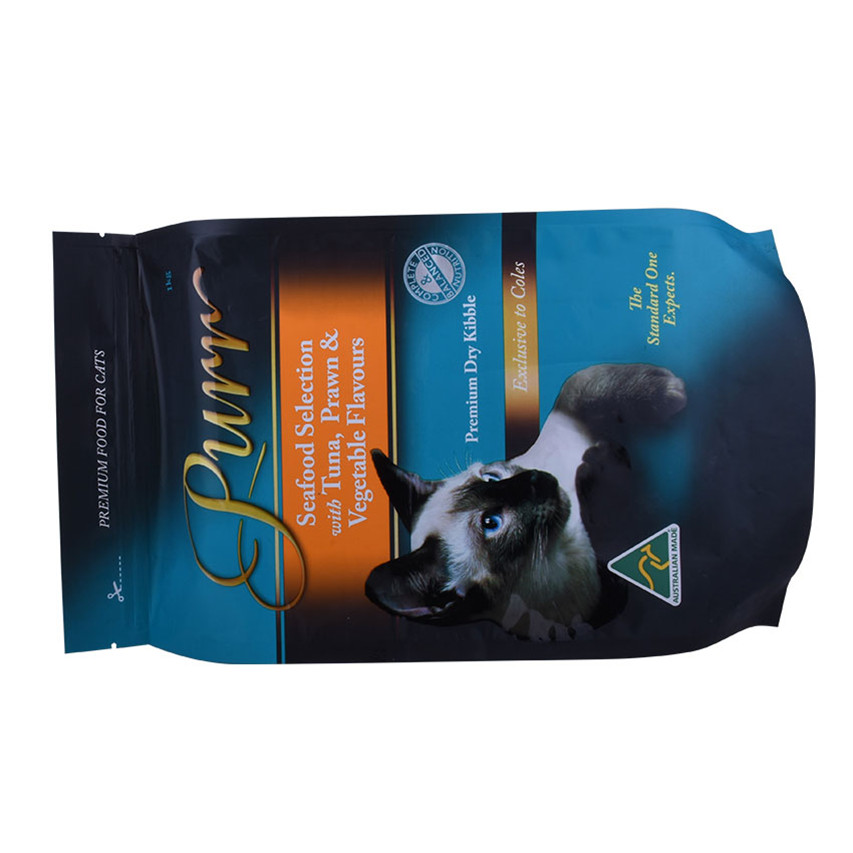 Flexible Packaging Recycle Biodegradable Bags Side Gusset Bag Dog Food Packaging Paper Bag