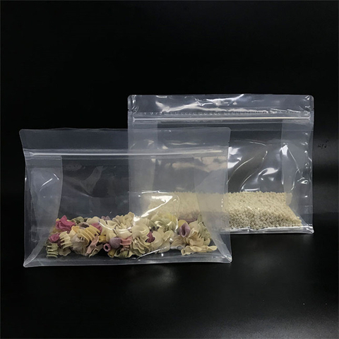FSC certified Resealable printed kraft paper pouches recyclable pouches flat bottom side gusset bag