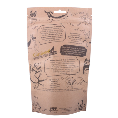 Good Seal Ability Moistureproof Cat Food Pouches Recycling Compostable Stand Up Pouch Cattle Feed Bag