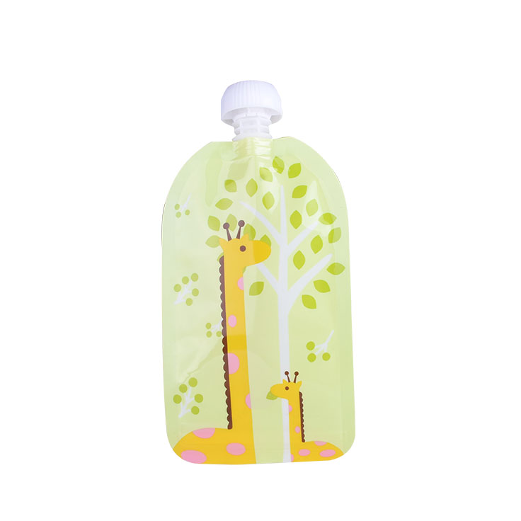 Customized PCR-PE Recyclable Plastic Drink Stand Up Storage Spout Pouch Bags