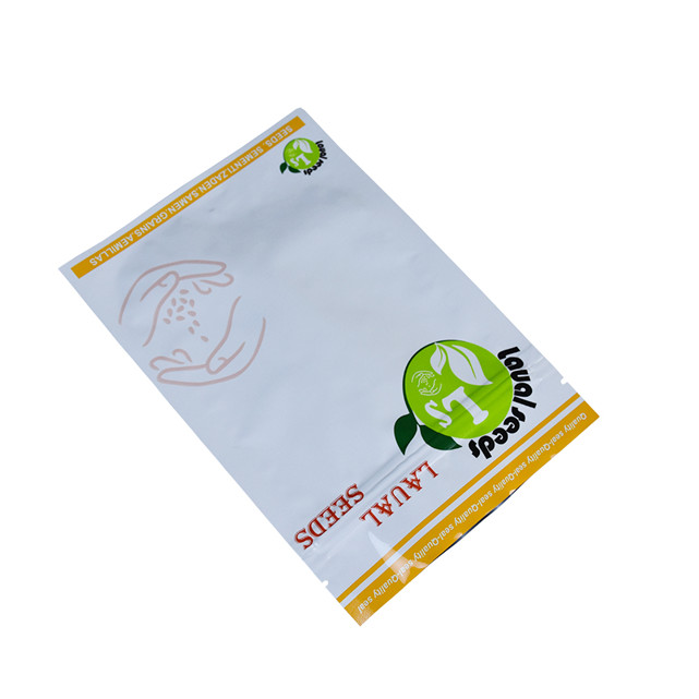 Customized Print Hot stamping mylar stand up pouches bird seed 20 lb bag seed packaging design