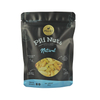 Eco-friendly Zipper Seal Varnishing Corn Starch Based Biodegradable Flat Bottom Kraft Paper Plastic Food Packaging Heat Sealable Bag