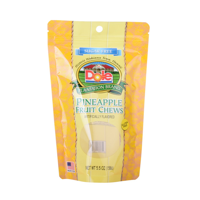 Custom print pouch gusset bag packaging poly bag for dry fruits paper bags with window