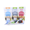 Fashion tear off zip bottom gusseted poly bags Spice packaging Flat Pouches For Herbs Packaging